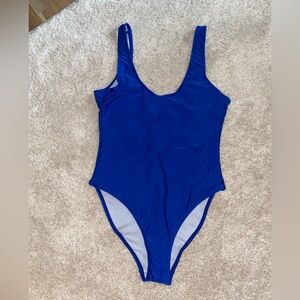 Blue One Piece Swimsuit